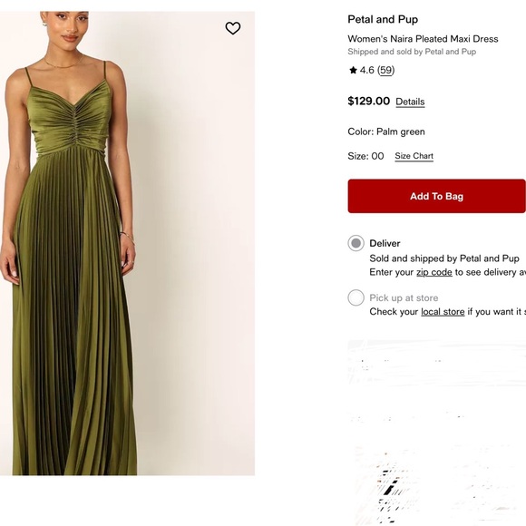 Petal & Pup Dresses & Skirts - Petal & Pup Olive Green Maxi Dress